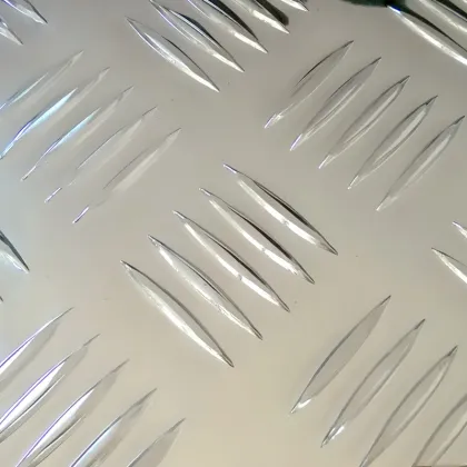 Five bars Aluminum Checkered plate sheet