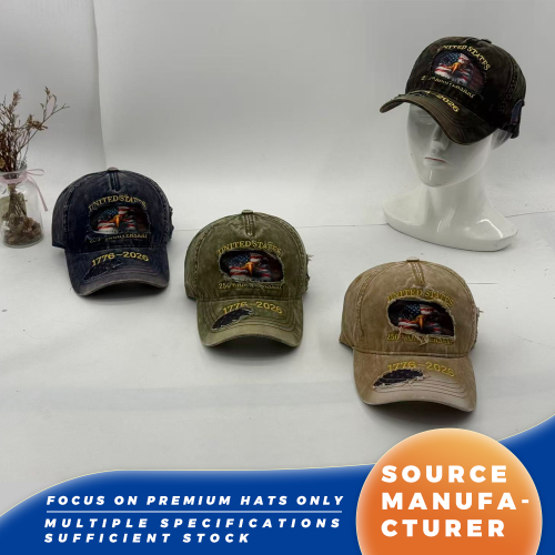 Bendera Elang 1776‑2026 Topi Baseball Sudah Dicuci