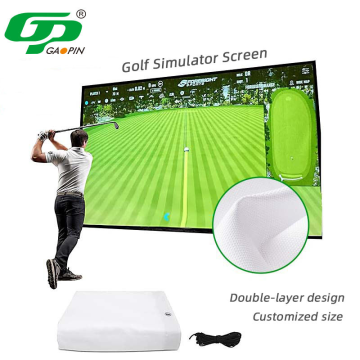 Washable Indoor/Outdoor Golf Simulator Screen for Practice
