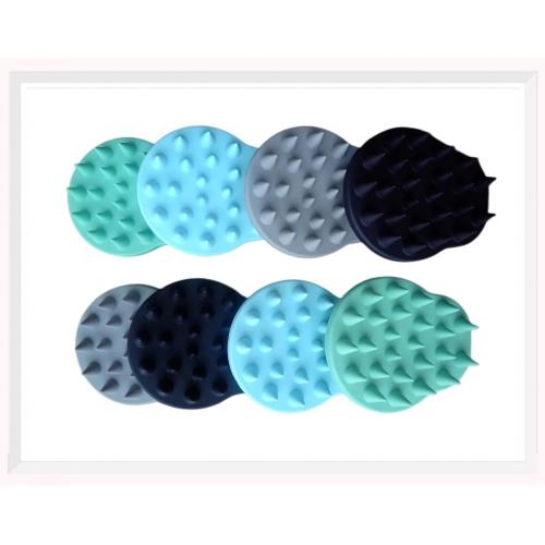 Brosse de shampooing de massage en silicone doux