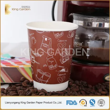 Mocha to go double wall paper hot cups with sip thru ps lids