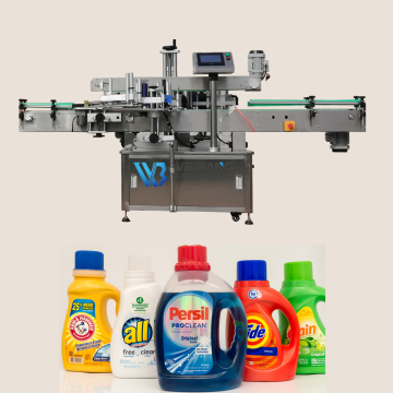 WB -ST100 Etiket Zeytin Yağı Meydanı Şişeler - Çift Taraflı Etiketleme Makinesi