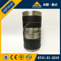 KMP brand cylinder Liner 6741-21-2210 for KOMATSU PC350LL-7E0