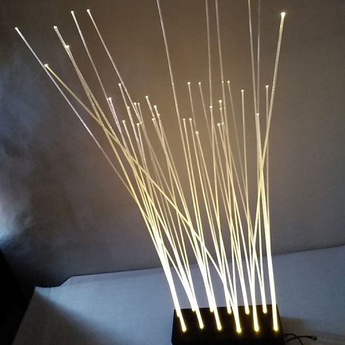 Luz de palo de fibra óptica decorativa
