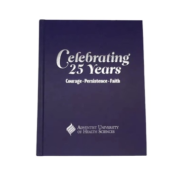 Custom Health Magazine Printing: High Quality Foil Stamping Hardbound Book Printing Service