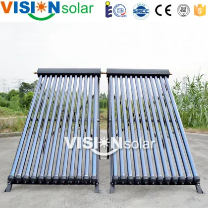 Hot water pool space heating copper pipe solar collectors