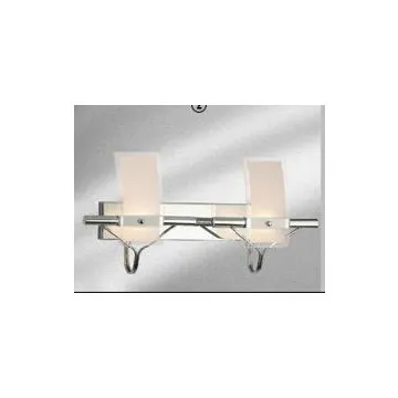 Modern Glass polished chrome practical vintage wall sconces