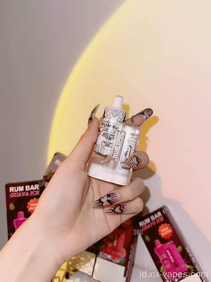 Rum Bar Bullet 7000 Puffs Vaporizer Pod Wholesale