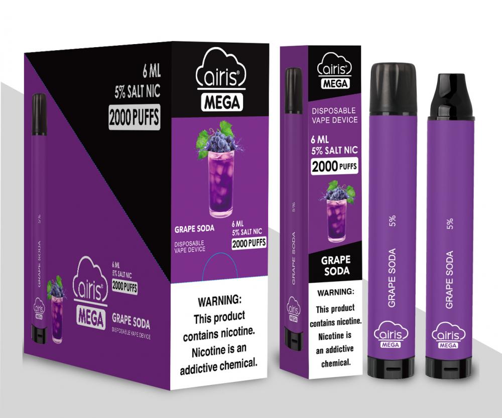 Disposable Vape Pen Full Flavors Airis Mega Vaporizer