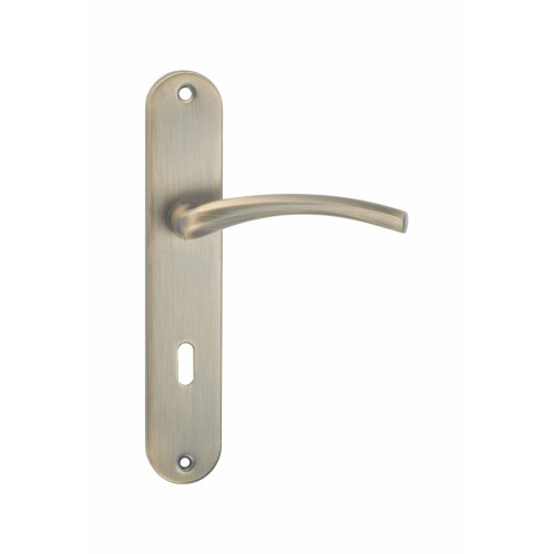 Security Aluminum Door Handle Chrome Finish