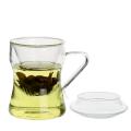 Vaso termo de vidrio para té verde