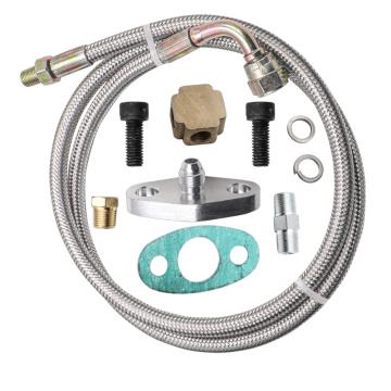 Automotive 41-inch turbo oil supply line kit