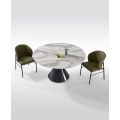 Modern luxury round marble coffee table