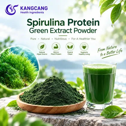 Spirulina Protein Green Extract Powder Dietary Supplement