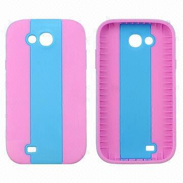 Colorful Cases for Samsung i879, Made of PC + TPU Materials