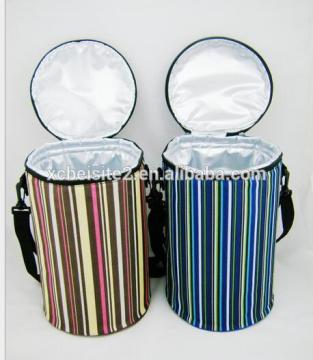 CY155 Cylinder Lunch Tote Bag Box Picnic Cold Drink Insulation Bag Cooler Bag