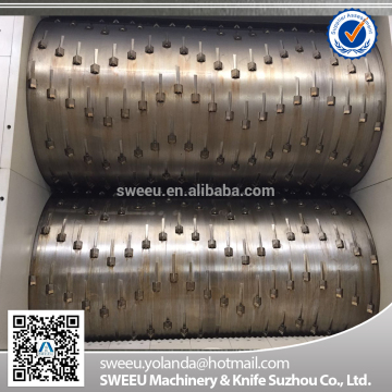 Single shaft plastic shredder knife rotary cutting knife