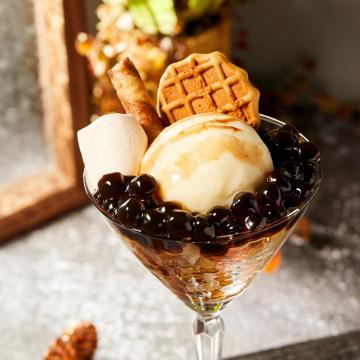 Minuman Boba Hitam Segera beku