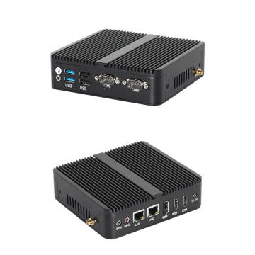 Xcy 2lan 2com Industrial Fanless PC