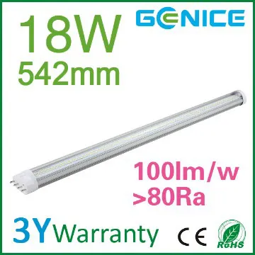 perfect 542mm 18w 2g11 to replace dulux l
