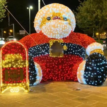 Commercial Grade LED Santa Claus Christmas Lights