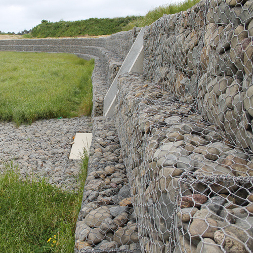 Gegalvaniseerd Gabion Mesh voor River Bank Protection Hydraulic