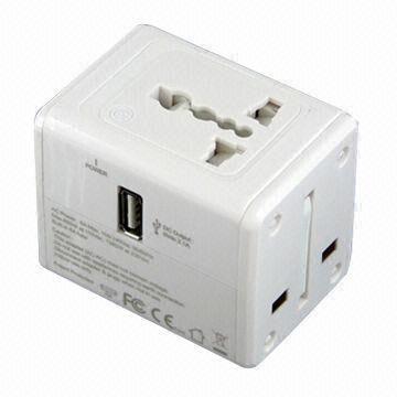 Universal Travel Adapter, Easy to Use All-in-one Adapter Fits Electrical Wall Outlets