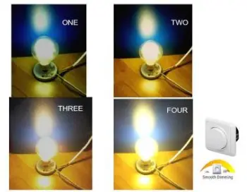 LED Chandelier Lamp E14 3W with Milk or Frosted cover Dimmable