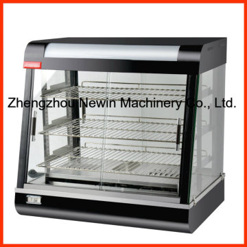 Black Electric Glass Display Showcase