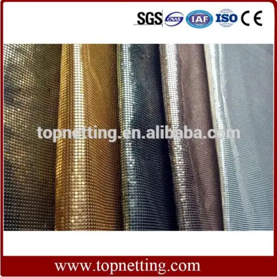 Aluminum Metal Sequin Cloth/ Metal Mesh Curtain