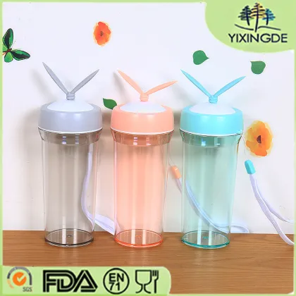 350ml creative single layer plastic water cup