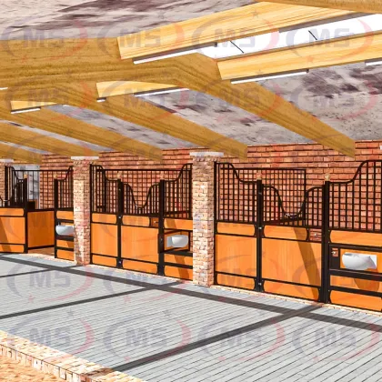 Prefab Bamboo Horse Stall Front Doors: Farm Stable Equipment Solutions