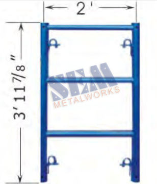 Shoring Frames Scaffolding With Powder Coated , Easy To Assembly