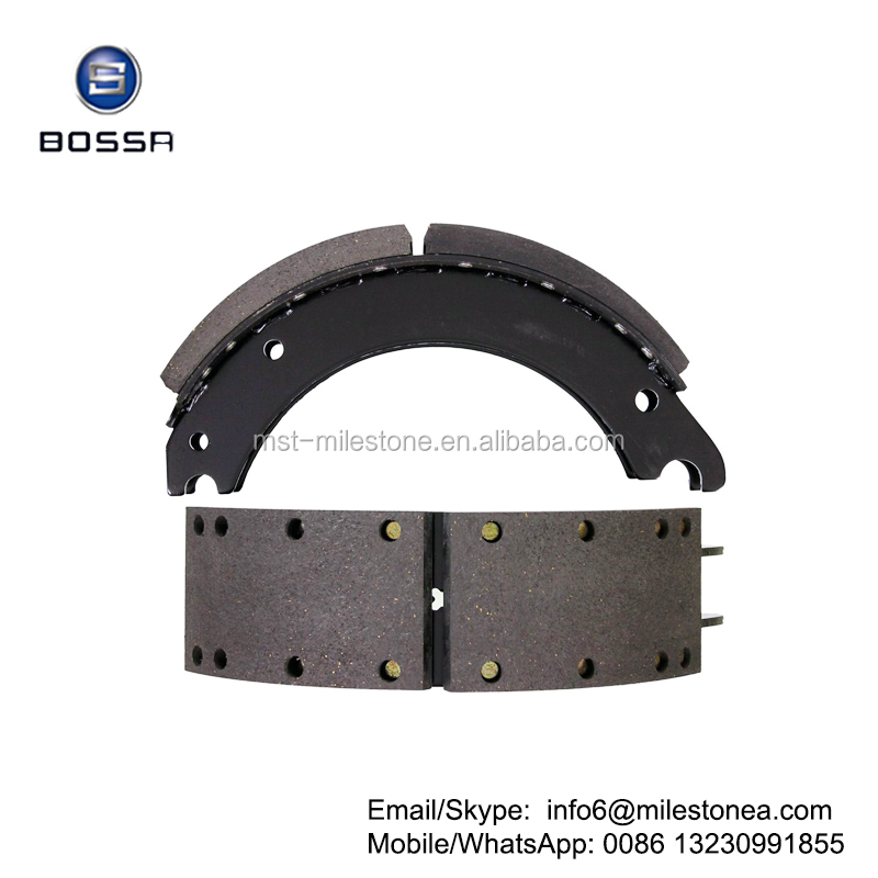 Truck trailer welding drum brake shoe lining 4702