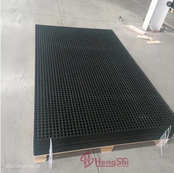 25x25 10 Gauge Black PVC Weld Wire Mesh Sheet
