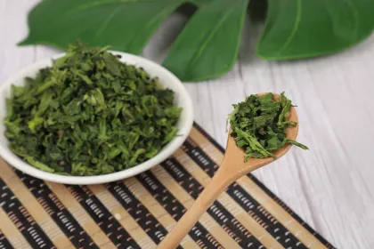 Dehydrated Green Spinach Air Dried Vegetables Vegtarian