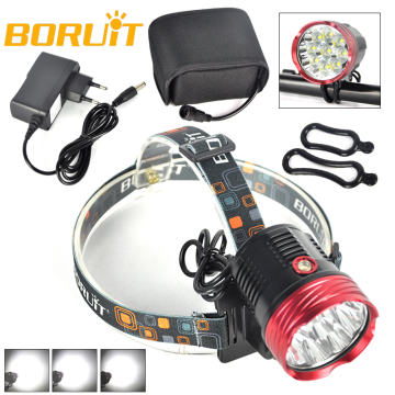 Boruit 9L2 High Power 10000LM CREE XML-L2 LED Multi-Function Bike Lamp