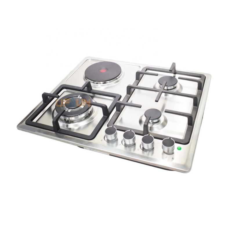 600mm 4 Burners  201# Stainless Steel Built-in Gas Cooktop Kitchen Cooker Hob LGP Portable Gas Stove