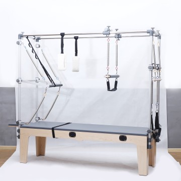 High End Maple Wood Commercial Pilates Equipment: Reformer, Trapeze Table, and Cadillac