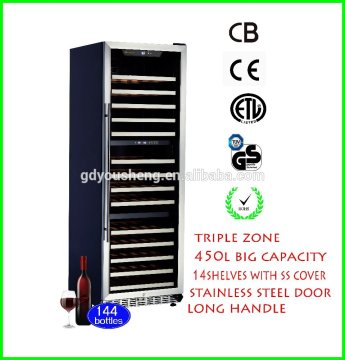Multi Temperature with 3 Adjustable Settings Home Chiller USF-168T Triple Zone Deep Freezer Cabinet