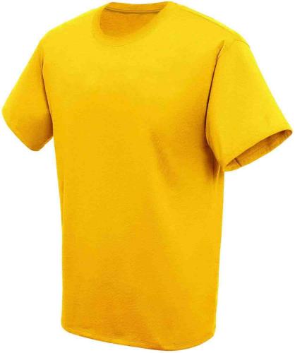 T-shirt classica a colori solidi maschili