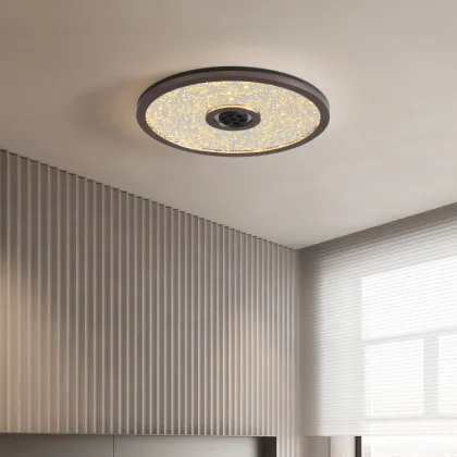 Energy Saving LED Ceiling Light - Aluminum Acrylic Surface Mounted 34w Round Office Lighting
