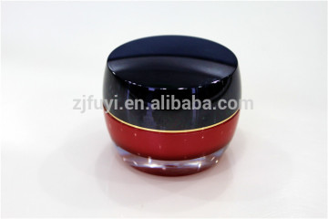 Drum-shaped plastic acrylic cosmetic packing, empty cream jar packaging/ 15g 30g 50g