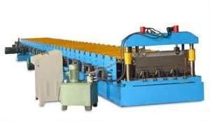 Low Noise H - Beam Frame Roof Tile Galvanized Steel Decking Forming Machine