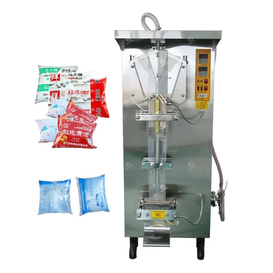 Automatic Liquid Pouch Packaging: Vinegar Bag, Water Sachet Filling, Sealing, and Packing Machine
