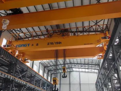 270 Ton Heavy Duty Bridge Crane for Factory Workshops