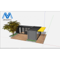 Casa de contêineres de remessa modular de 20 pés de 40 pés