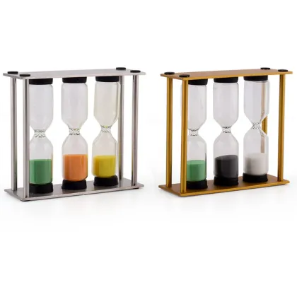 Metal Perfect Tea Timer: Three-In-One Sand Timer for Herbal Teas
