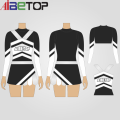 Uniformes de torcida esportiva da faculdade