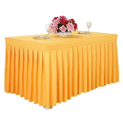 Wholesale Ruffled Table Skirts & Table Cloths